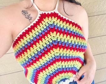 PATTERN*** festival fairy top - crochet by lynzi