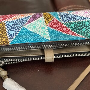 Cartera/embrague pintado a mano
