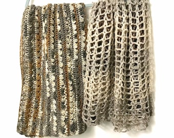 Hand crocheted shawl/scarf