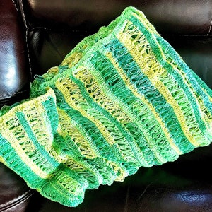 Hand crocheted afghan/throw #16