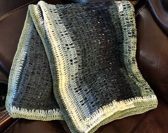 Hand crocheted afghan/throw #2