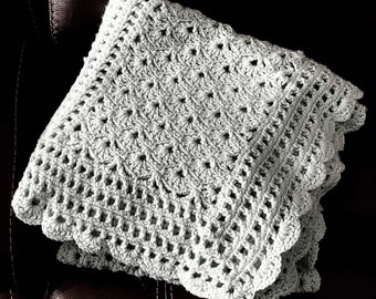 Hand crocheted afghan/throw #11
