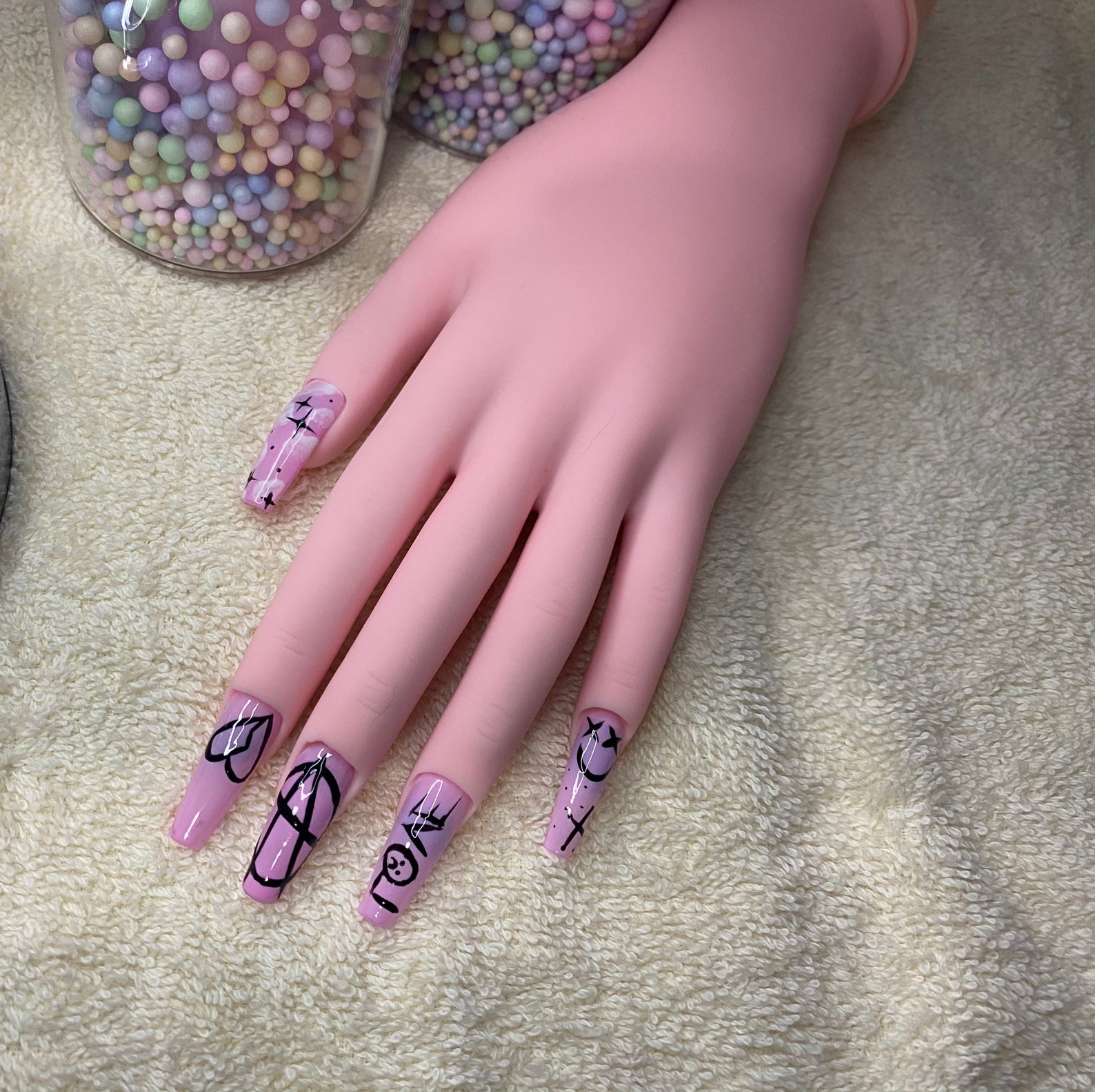 Custom Lil Peep Press On Nails Etsy
