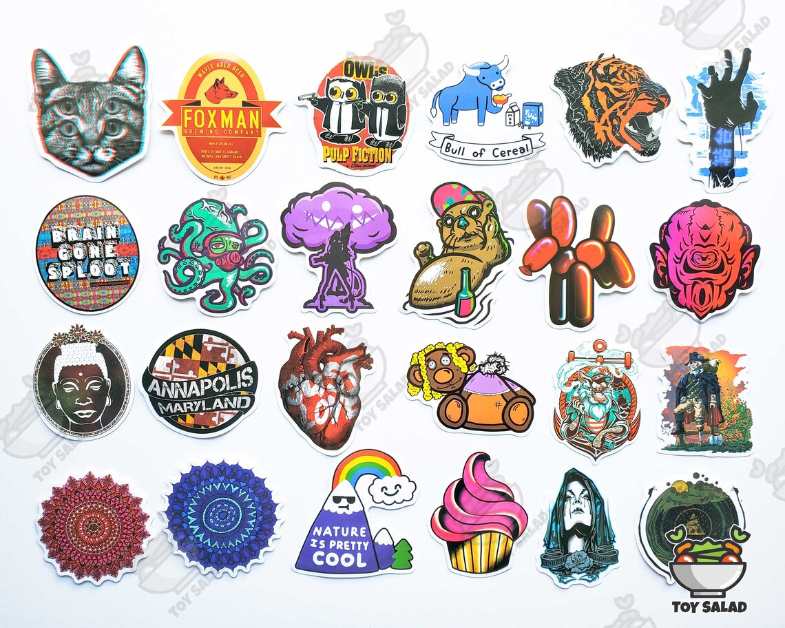 100 pcs Urban Street Art Sticker Pack Skateboard Etsy