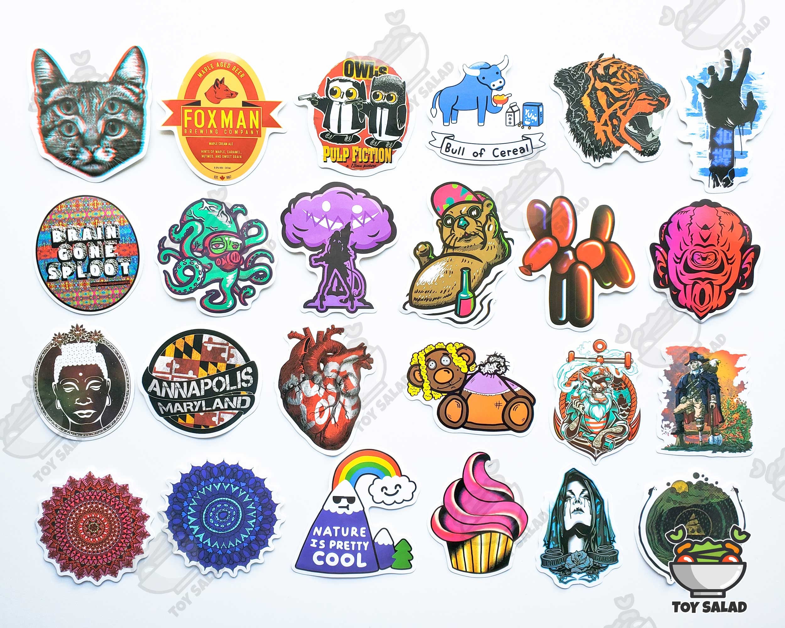 100 pcs Urban Street Art Sticker Pack Skateboard Etsy
