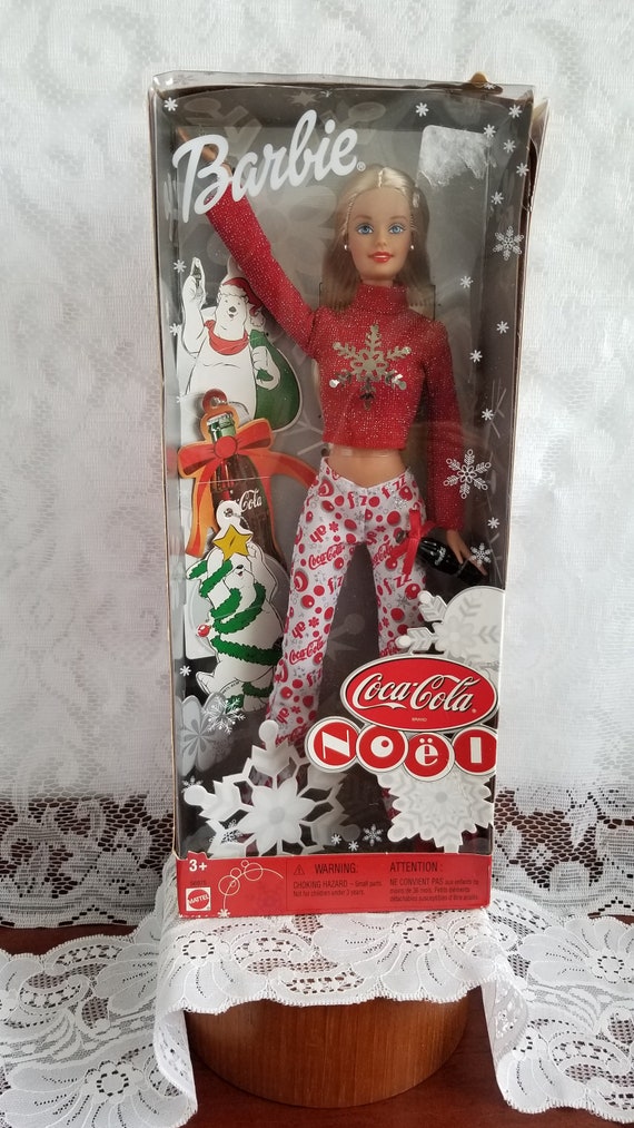 Vintage Coca Cola Noel Christmas Barbie - New in Box