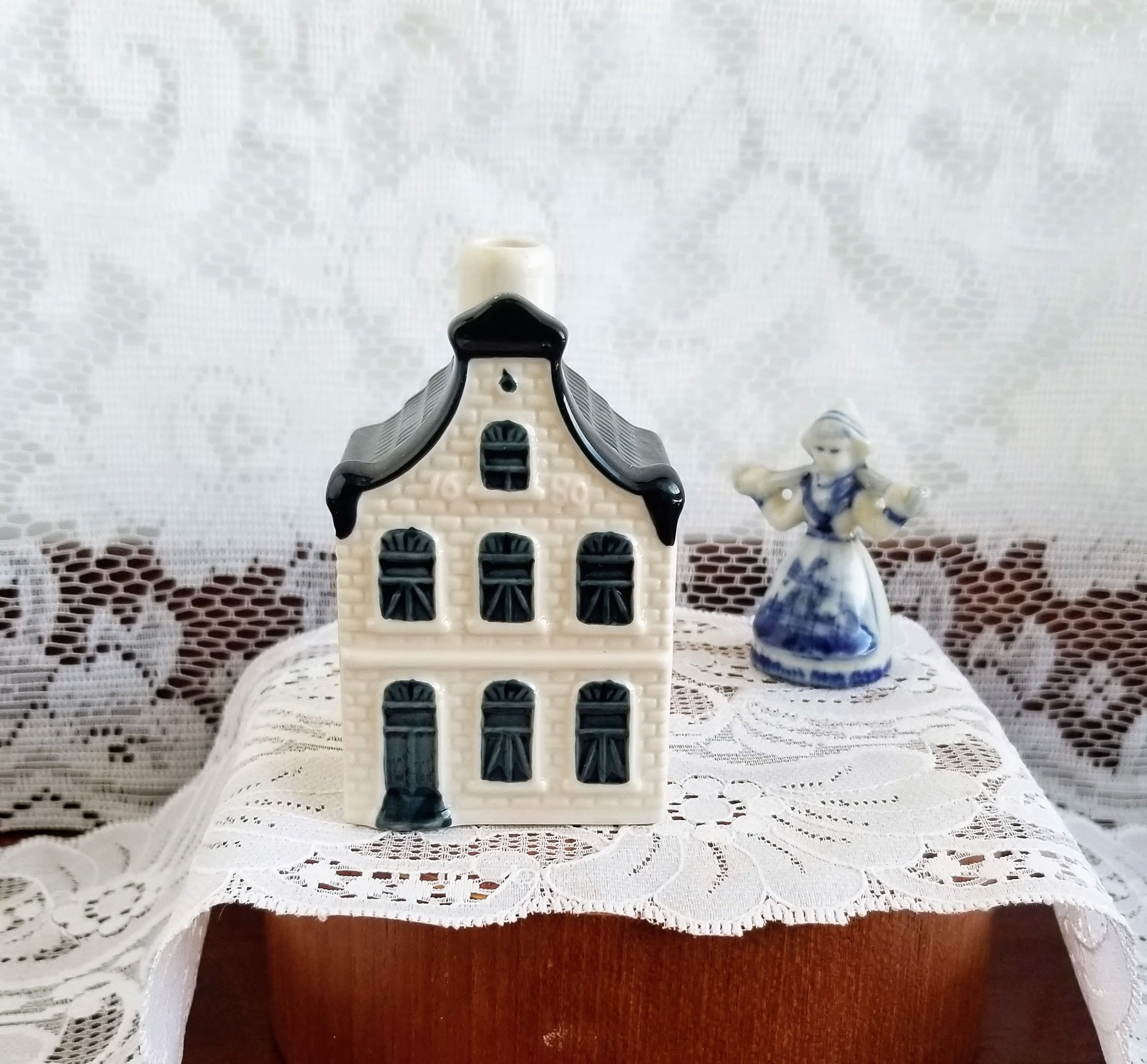 KLM ミニチュアハウス　5棟　No21,33,44,48,64 KLM House #5 Airlines Blue Delft Miniature Porcelain House