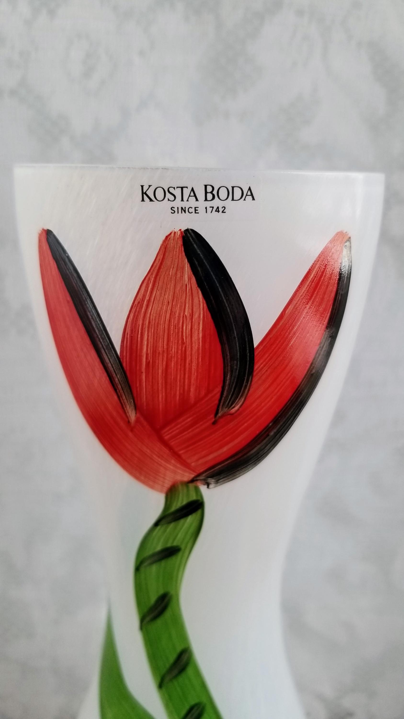 北欧　KOSTA BODA  TULIPA  チューリップ　フラワーベース 7bbbae5a8e1fab003373476dfa4578