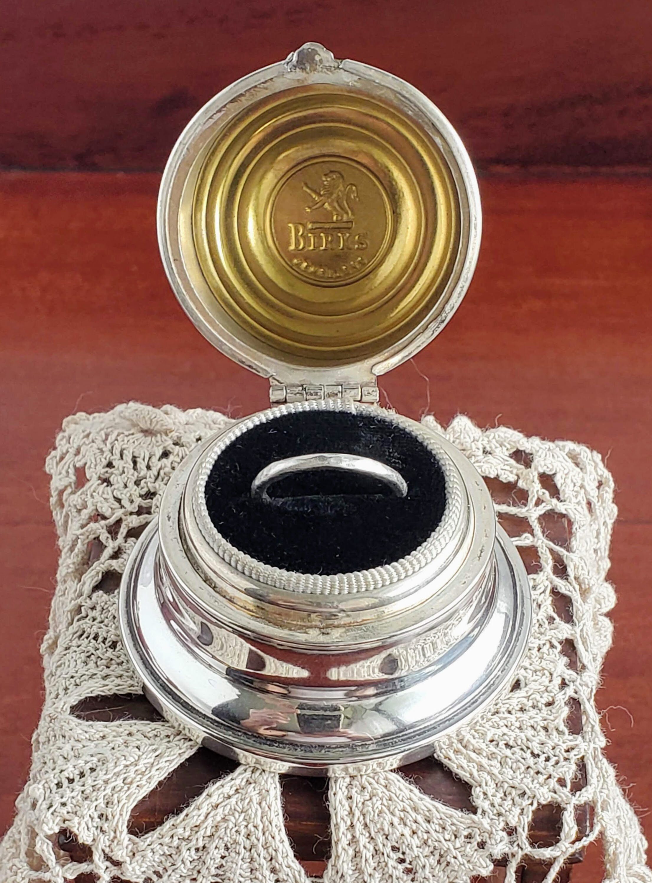 Birks Sterling Silver Ring Box This one is a Beauty I | Etsy