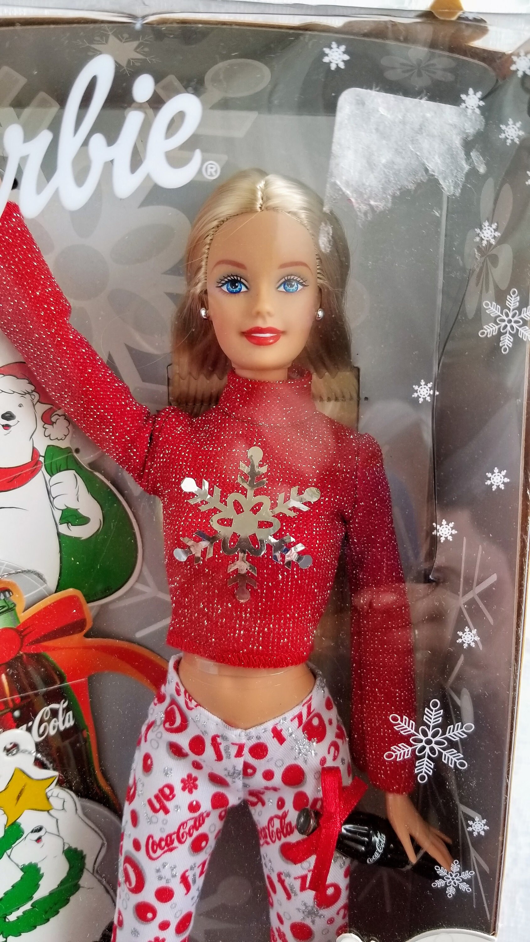 Vintage Coca Cola Noel Christmas Barbie - New in Box - Mattel