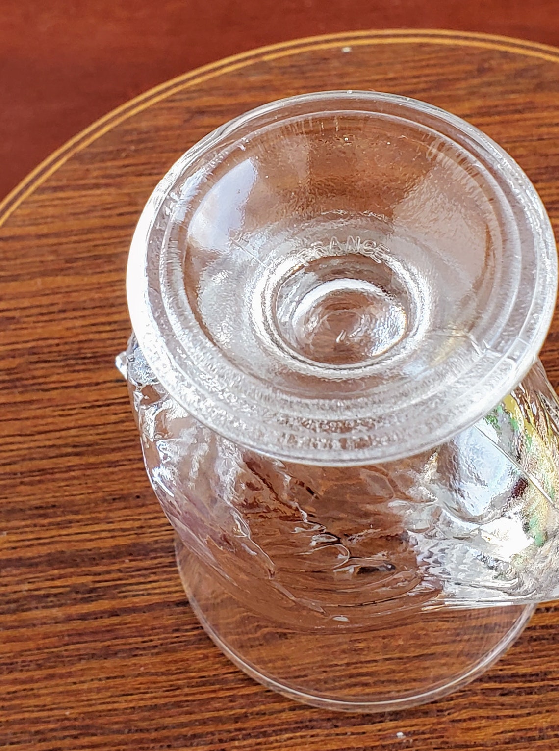 Clear Glass Egg Cup Shaped Like a Chicken Arcoroc France Etsy