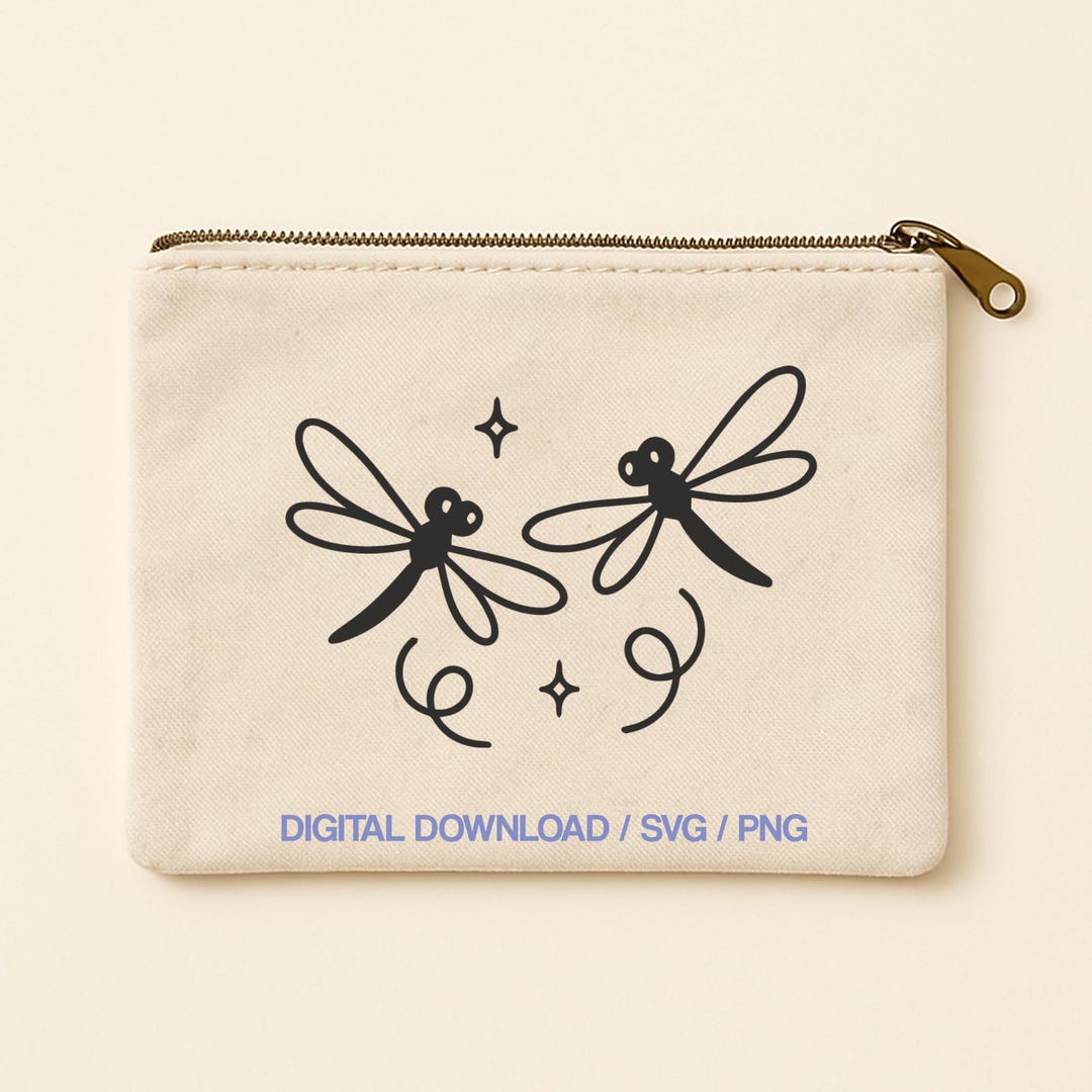 Cute Dragonfly SVG PNG | Whimsical Dragonflies Digital Download for ...