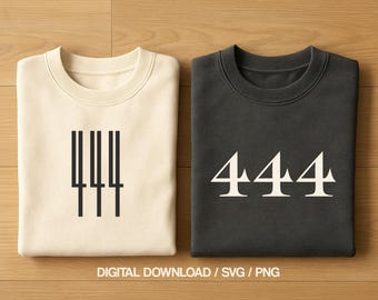 Lot de 444 nombres angéliques SVG PNG | esthétique minimaliste | Fichier de coupe Cricut