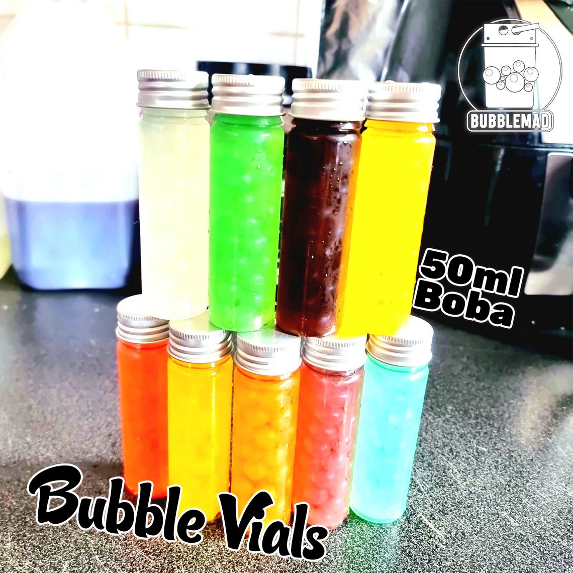 Bubble Vials 50ml of Popping Boba Make your own drinks and Etsy