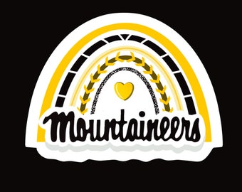 App State Appalachian State Mountaineers Vinyl Sticker