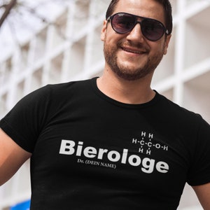 Sayings T-Shirt for Men Bierologe Shirt Ideal as a Gift Personalized - JGA Party Malle Father&#39;s Day Grill Fun GAG Fun Beer