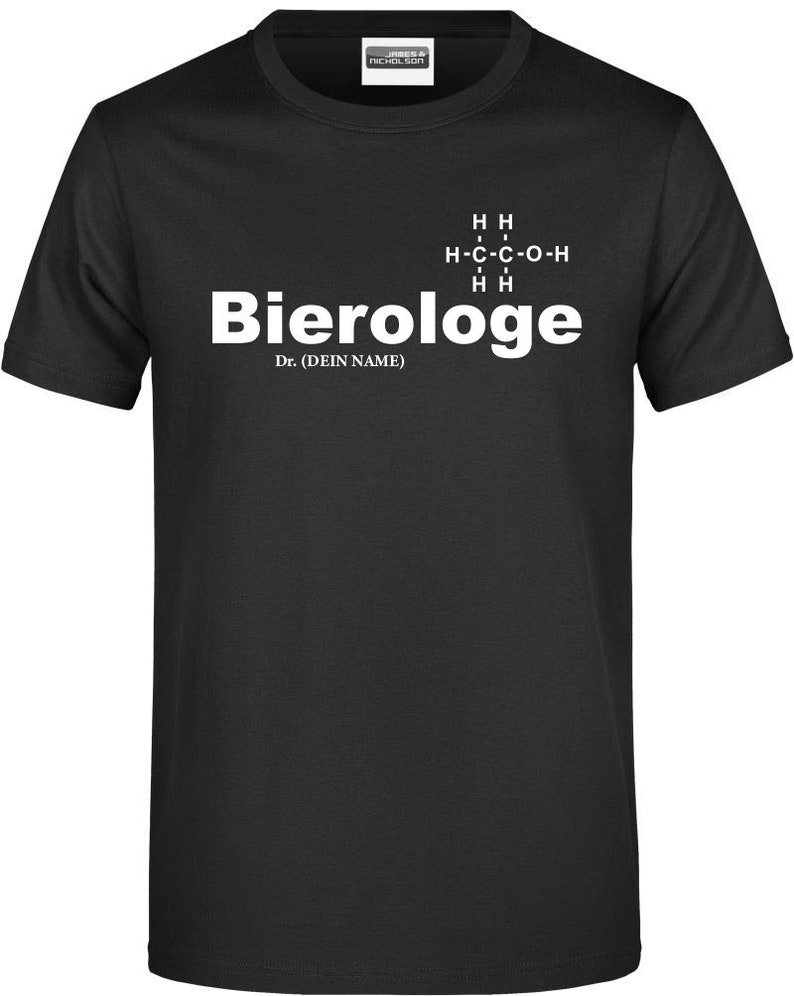 Sprüche T-Shirt für Herren Bierologe Shirt Ideal als Geschenk Personalisiert JGA Party Malle Vatertag Grill Fun GAG Fun Bier Bild 3