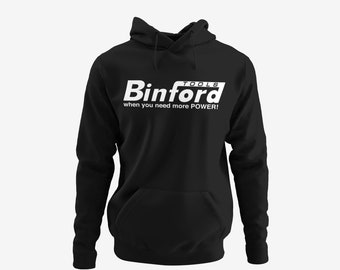 Binford Tools Kult Heimwerker Fun Hoodie Kapuzensweater schwarz Funartikel, Sprüche Papa Hand Unisex