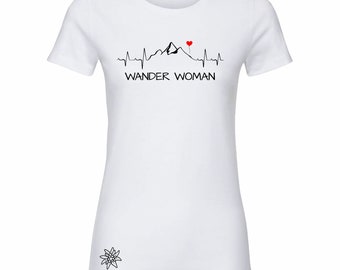 Wander Woman Bergstoff Allgäu Damen Premium Wander Shirt