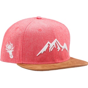 Allgäu Snapback Cap – Bergstoff® Unisex Hat with Edelweiss | Adjustable | Gift for Hikers & Alpine Fans | Bavarian Outdoor Style