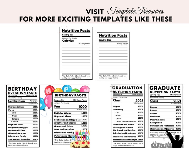 Rice Krispies Treat Label Template Rice Krispies Wrapper - Etsy