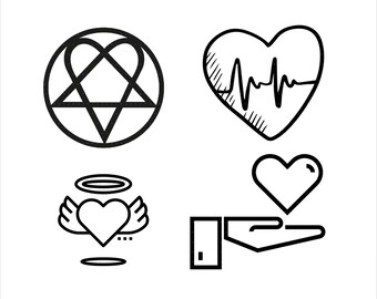 Download Bff Heart Svg Etsy
