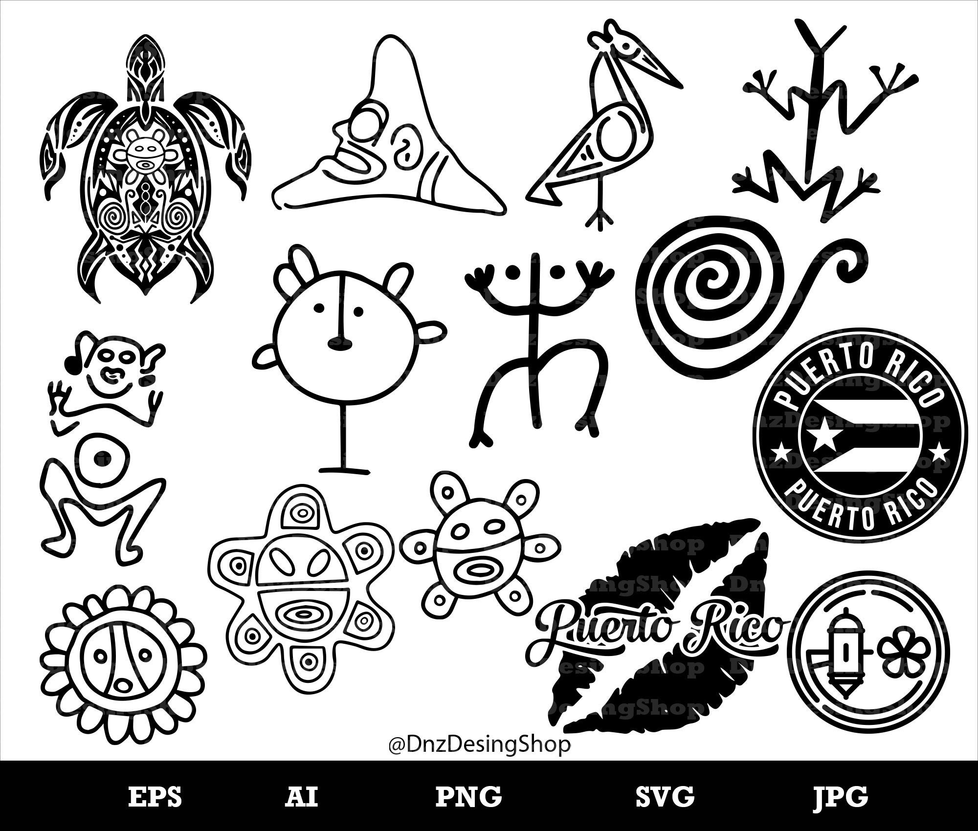 Taino Indian Symbols
