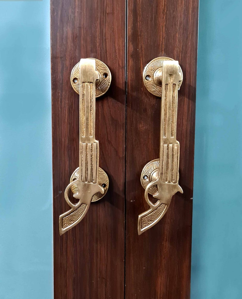 Gun Design Handles.7inch Brass Door Handles ,handles for Home,designer