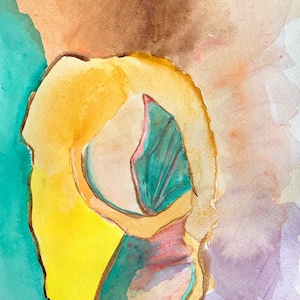 La pommette de Vénus - Peinture abstraite de la déesse Aphrodite