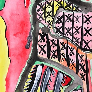 Borrow Cupid's Wings and Soar with Them above a Common Bound - Abstract Shakespeare Romeo and Juliet Painting
