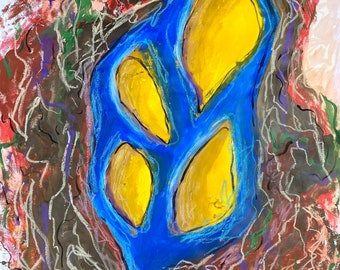 Four Similitudes - Abstract Art Painting Mythology Goddess Nature