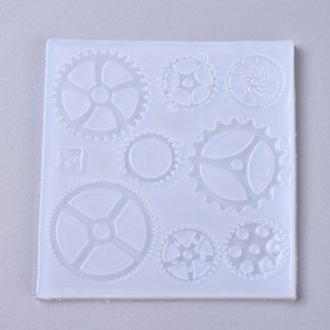 Silicon &quot;Steampunk Gears&quot; Mold