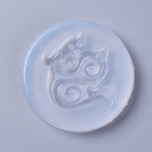 Silicon " Dragon Pendant " Mold