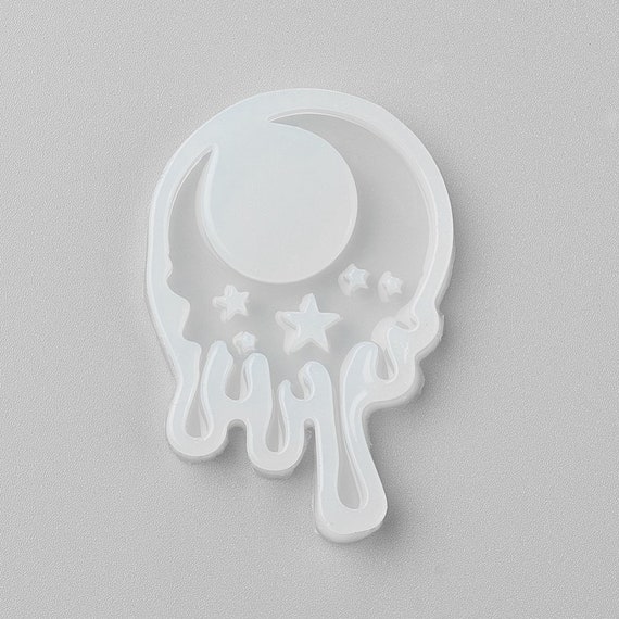 Stampa In Silicone Per Torte A Forma Di Luna E Stelle – Stampo Per Cioccolato E Fondente Con Motivi Sole, Luna E Stelle – Dimensioni 19.5x12.1 Cm – Perfetto Per Decorazioni Fai Da Te