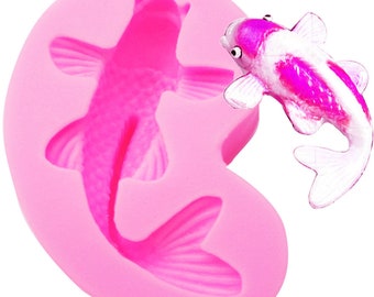 Food Grade Silicone " Koi - Carp Fish  " Mold