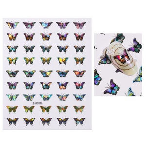 Nail Art Stickers &quot; Butterflies &quot; Decals