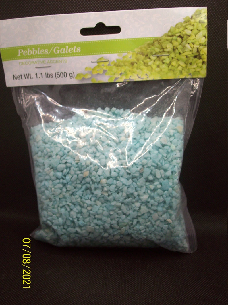 Decorative Baby Blue Pebbles/galets Etsy