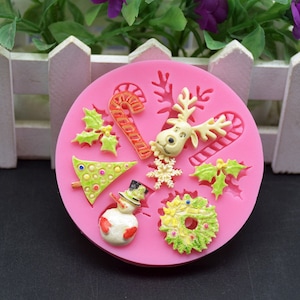 Food Grade Silicone &quot; Christmas Theme &quot; Mold