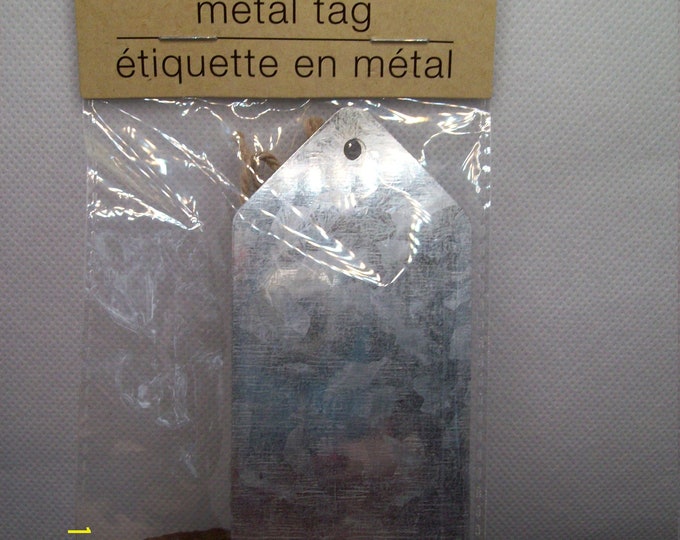 Crafter's Square Galvanized Metal Tags, 3ct. Pack Etsy