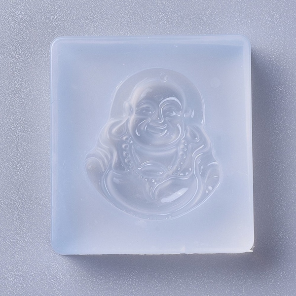 Silicone "Buddha"  Pendant Mold