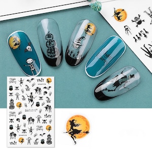 Self-Adhesive Nail &quot; Halloween Theme &quot; Stickers