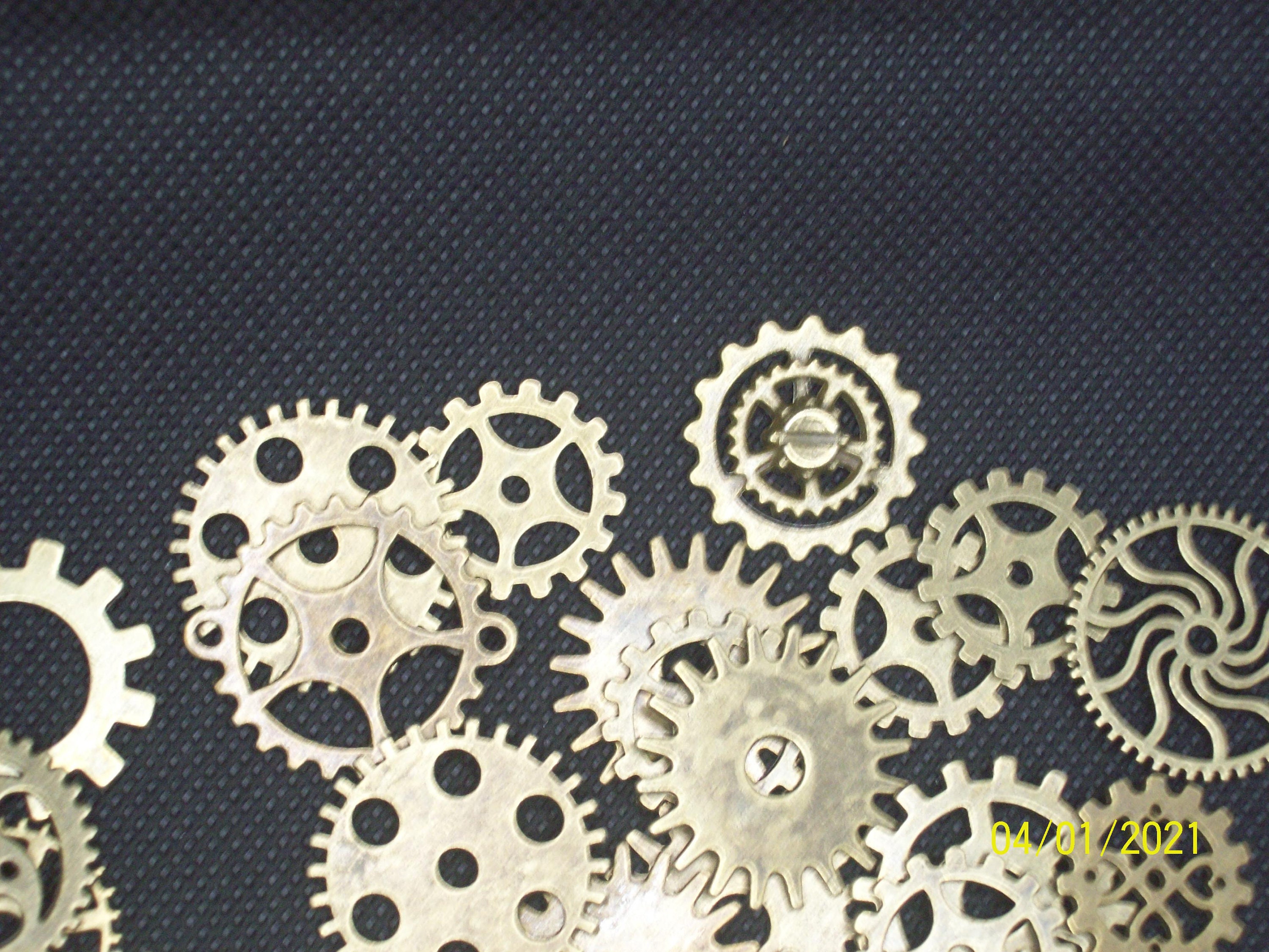 Floatdream Steampunk Gears, Vari Ingranaggi Steampunk Antichi, Vintage Metallo Steampunk, per l'uso Nella Creazione di Gioielli di Abbigliamento, Colori Misti (Circa 150 g