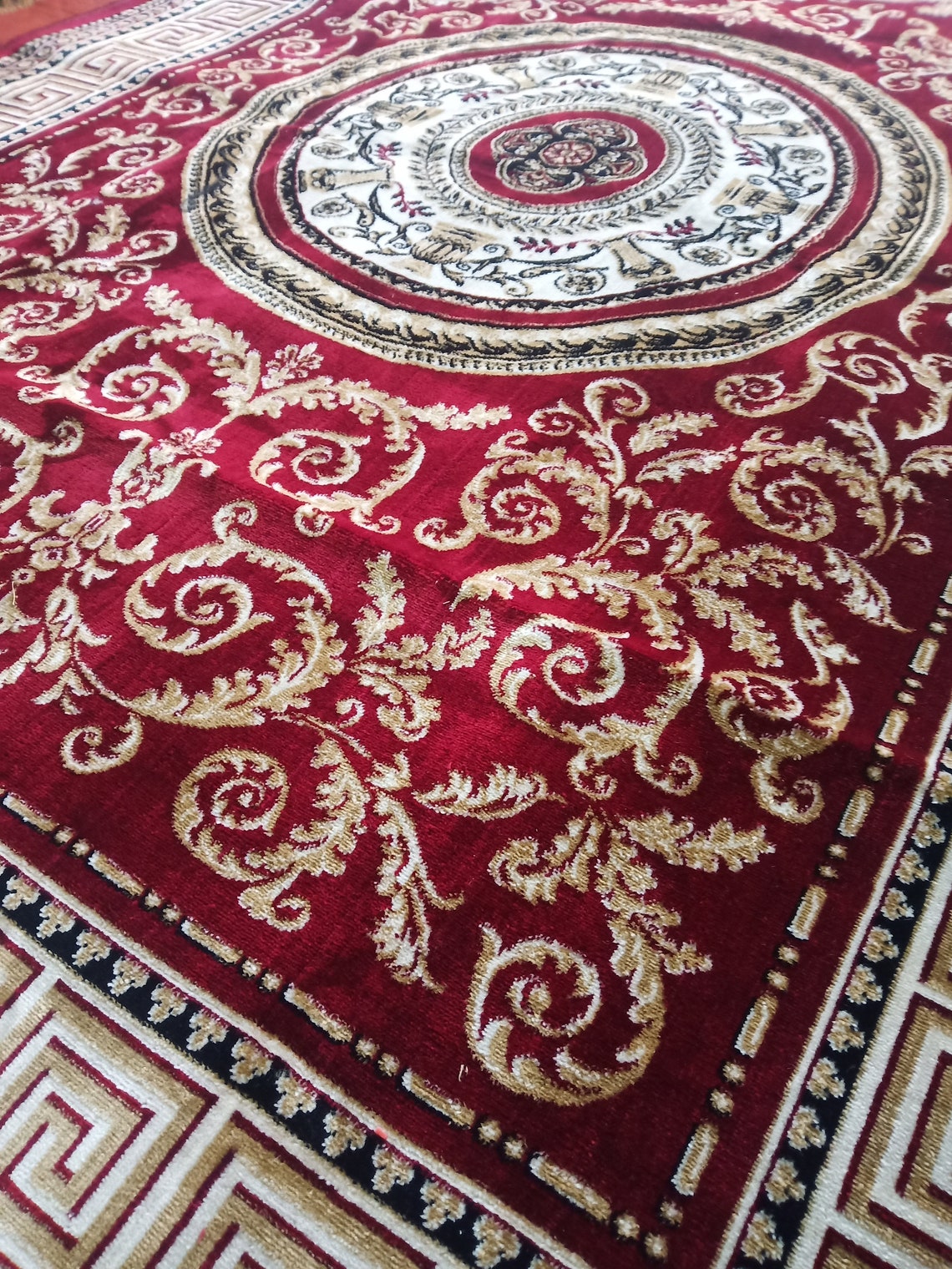 7x5 silk rug Oriental silk rug hand made knotted rug Etsy