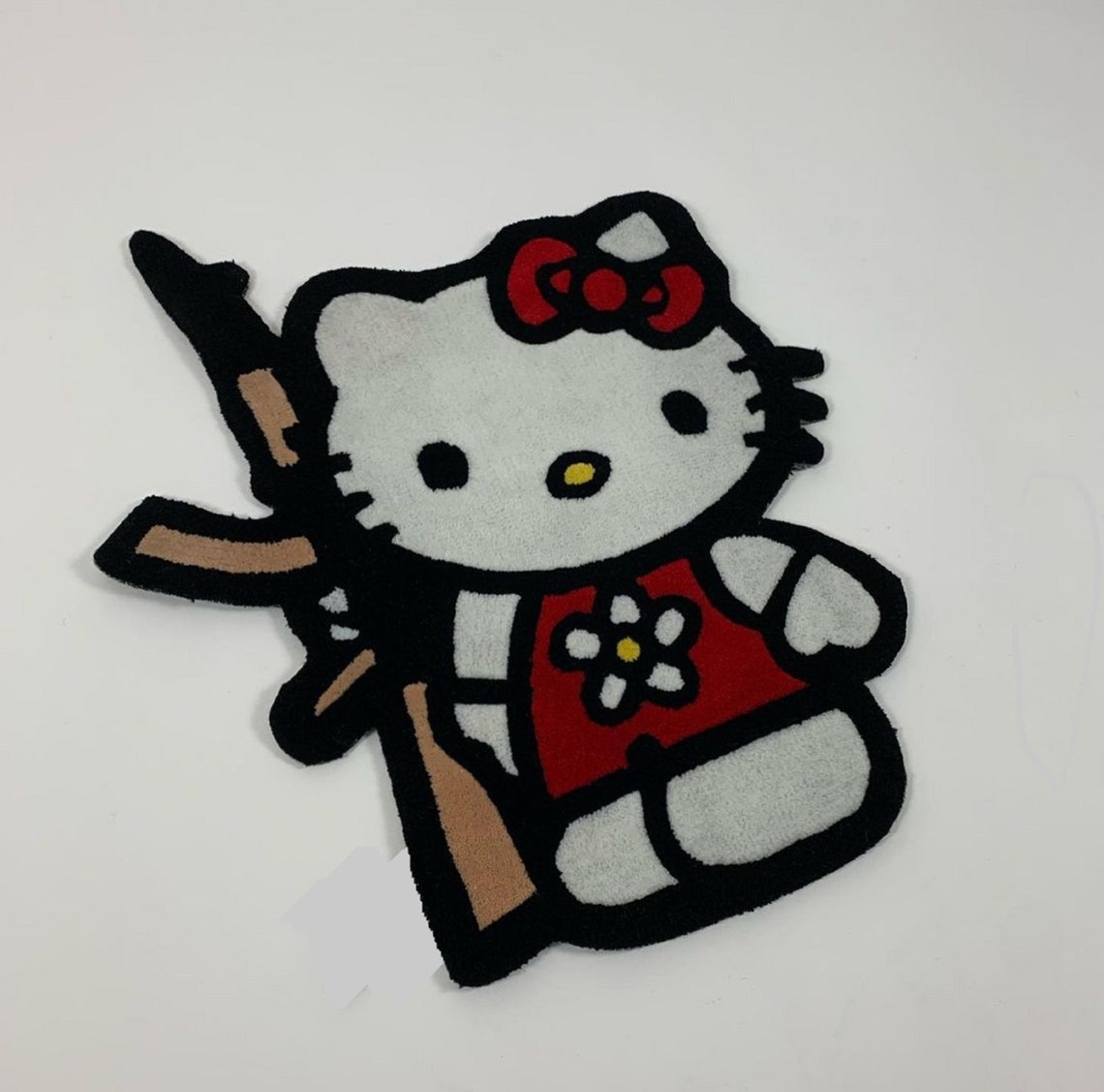 Hello Kitty Tufting Handmade Rug Custom Etsy