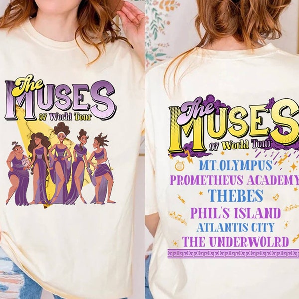 Vintage Hercules The Muses 97 World Tour Shirt | Hercules Diva The Muses Shirt | Disneyland Girl Trip 2023 Shirt | Hercules Muses Sweatshirt