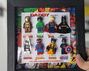 Best Dad Superhero Gift | Dad Superhero Frame | Father's Day Gifts | Gifts For Dad | Dad Gifts From Kids | Father's Day 2024 | Daddy Gift