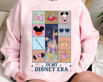 Vintage Disneyland Mickey In My Era Vacay-Modus Png, Retro Disneyland Schloss Png, Mickey Minnie Eras Tour Png, Magic Kingdom Digital Download