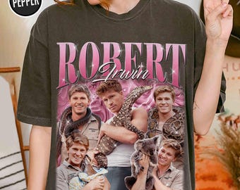 Retro 90s Robert Irwin Bootleg Comfort Colors Shirt, Robert Irwin Shirt, Wildlife Conversation, Wildlife Zoo Lover Gift, Animal Lover Gift