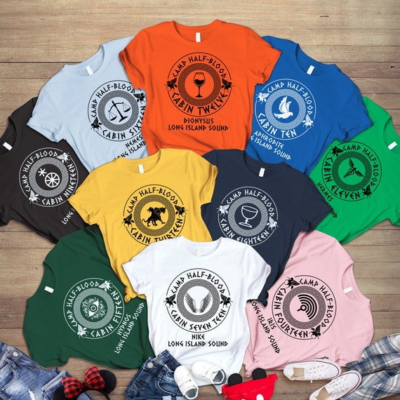  Customized Camp Half Blood Matching Shirts Heroes Of