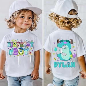 Personalized Disneyland Monster Inc Birthday Shirt, Monster University Shirt, Monster Incs Shirt, Mike Wazowski, Birthday Family Shirt